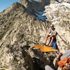 Arête du Strahlhorn,là où nous passeroms la nuit