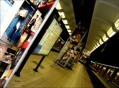 Arte fotográfico en el metro