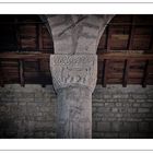 Arte longobarda carolingia in Italia - particolare su colonnato ( sec XII )