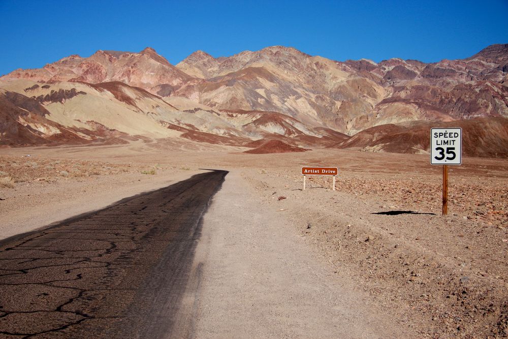 Artist Drive, Death Valley, Nevada