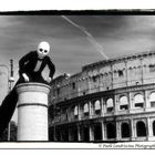 Artista di strada ai Fori Imperiali di Roma