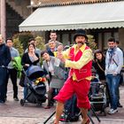 Artista in piazza Vecchia