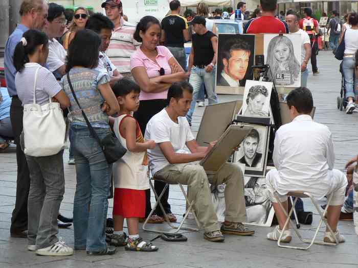 Artista in strada