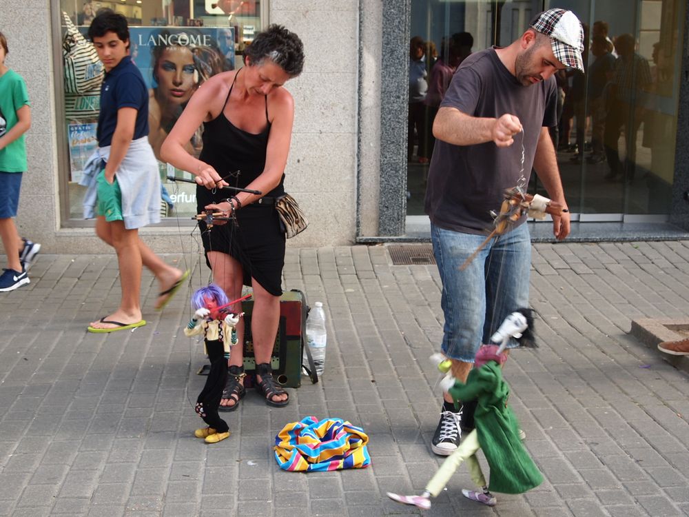 Artistas callejeros