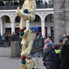 Artisten in Hamburg auf dem Marktplatz