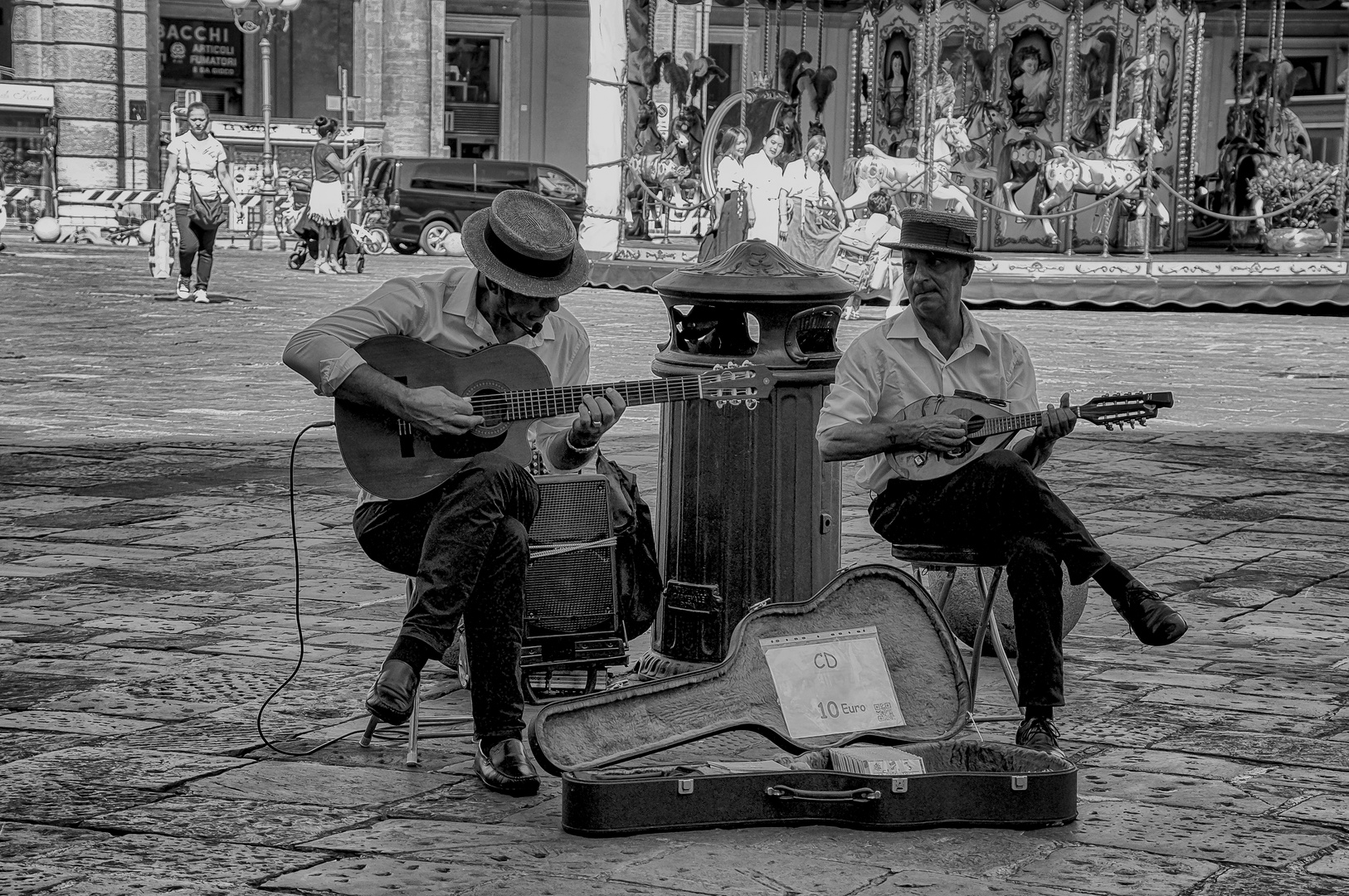 Artisti di strada. 