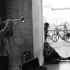 Artisti di strada a Torino.