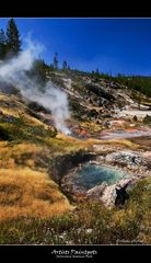 Artists Paintpots im Yellowstone National Park