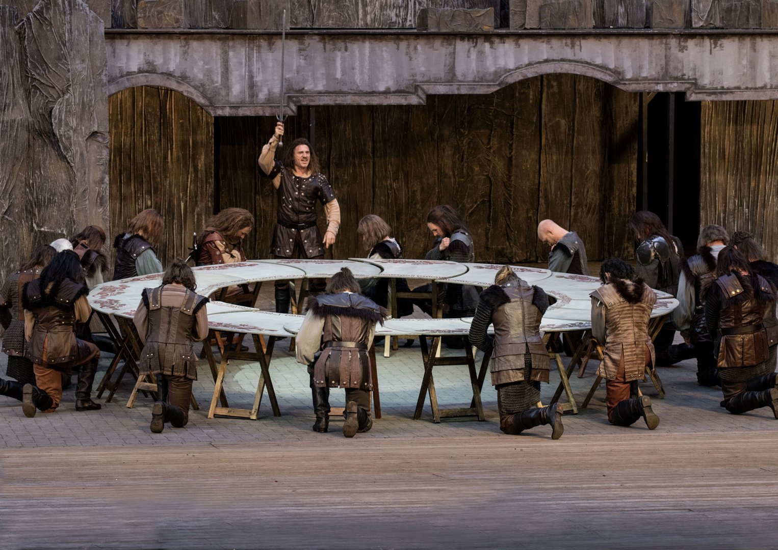 ARTUS EXCALIBUR Freilichtspiele Tecklenburg Ritter der Tafelrunde Foto & Bild theater