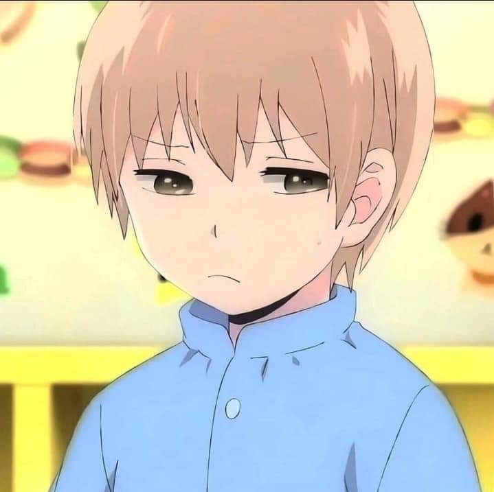 Anime boy sad