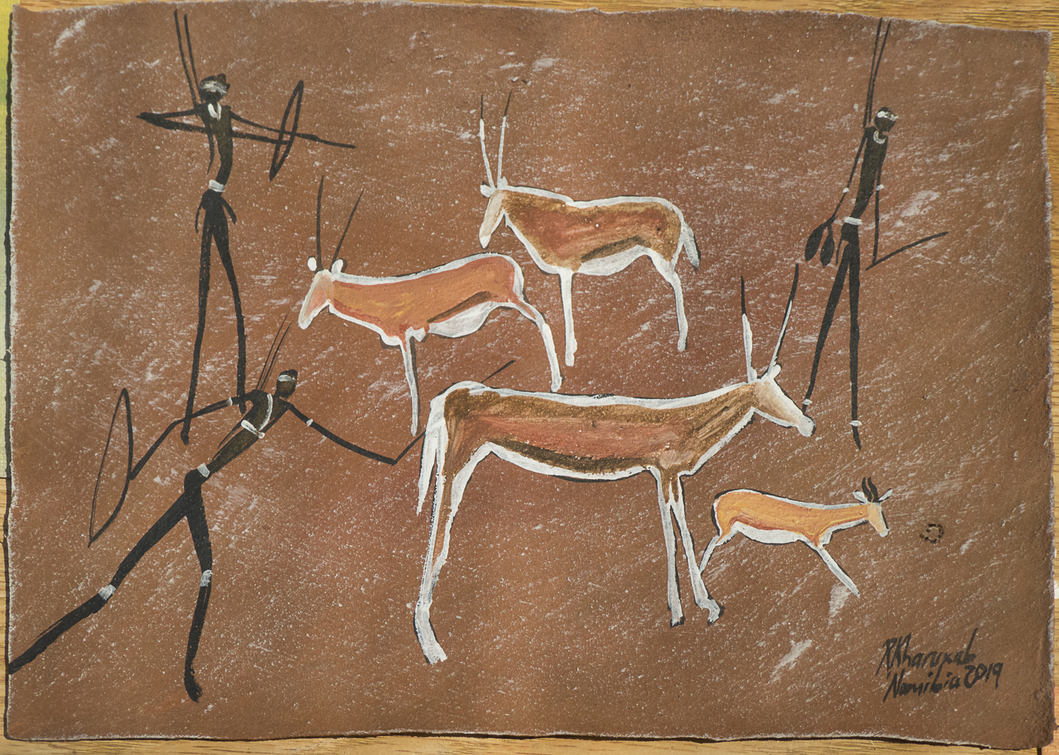 Artwork of Ronald Kharuxab, Namibia