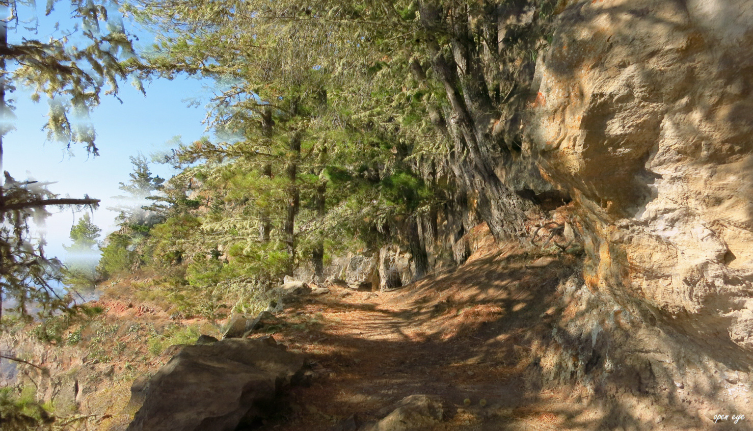 Arure Mirador Del Santo La Gomera Kanaren Spanien - 3D Interlaced 