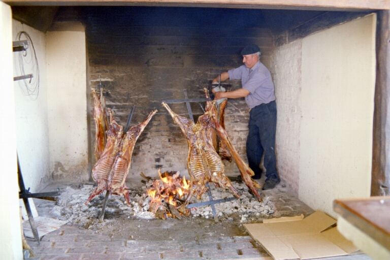 Asado de cordero patagonico