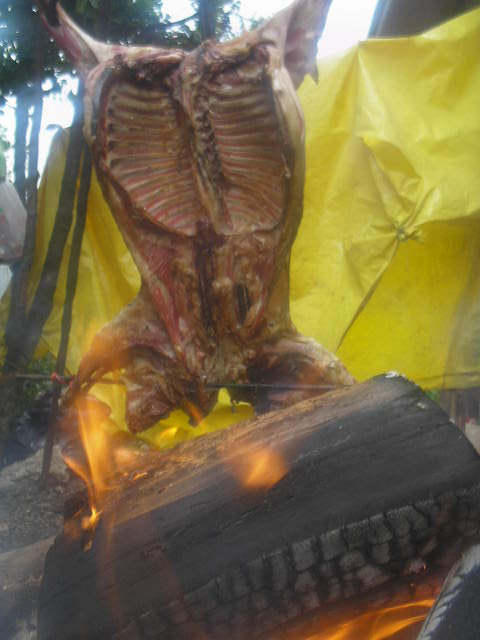 Asado de navidad.