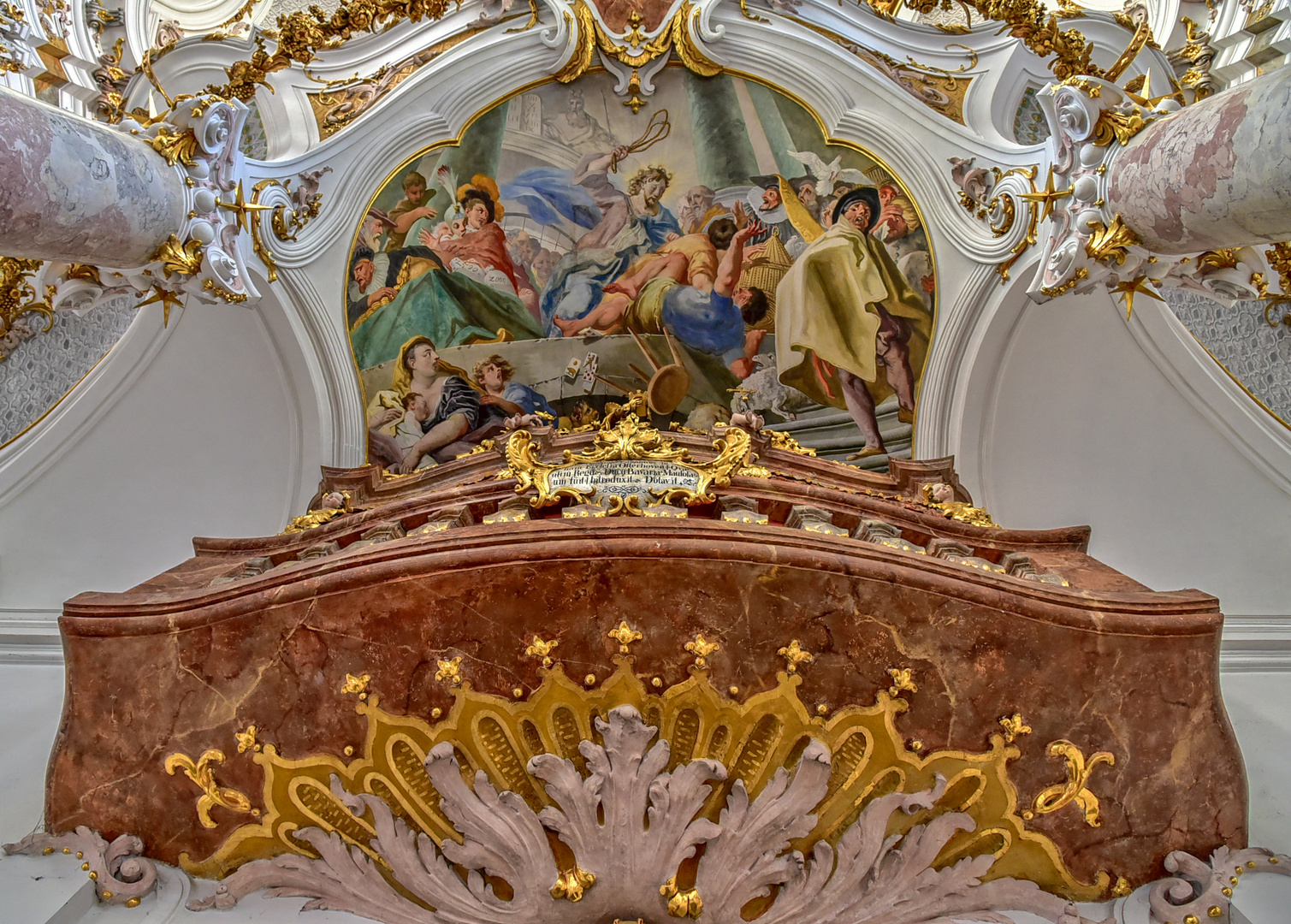 Asamkirche Osterhofen Orgelempore
