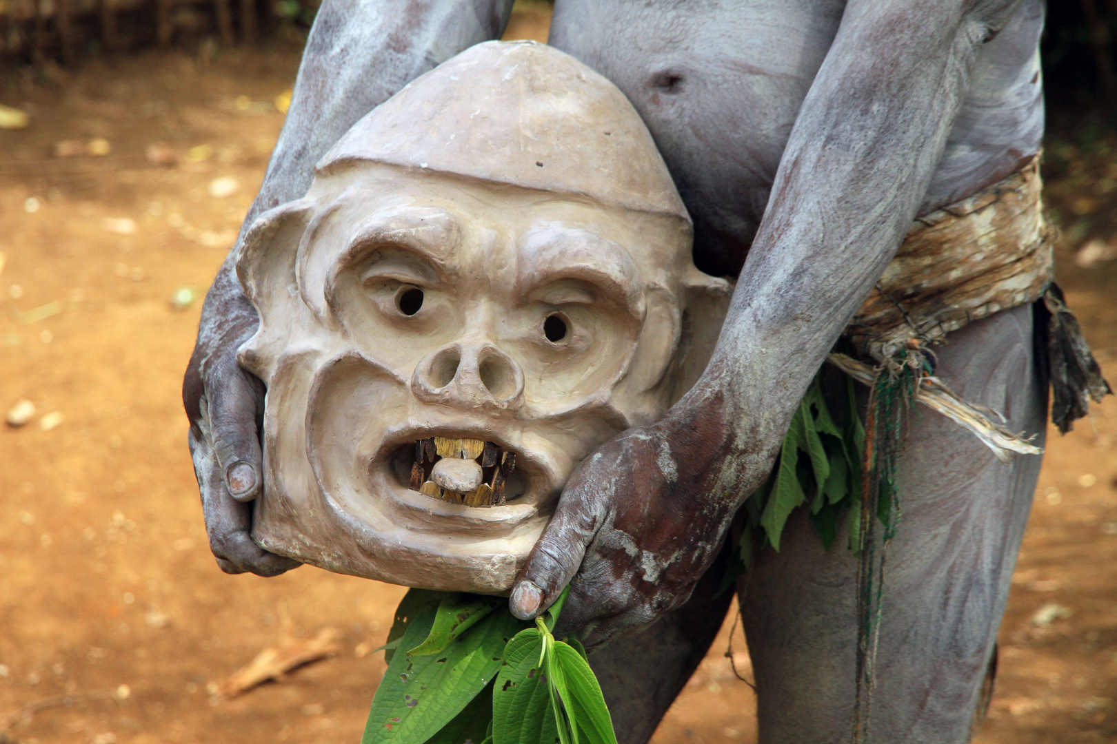 Asaro Mud Man, Papua Neuguinea