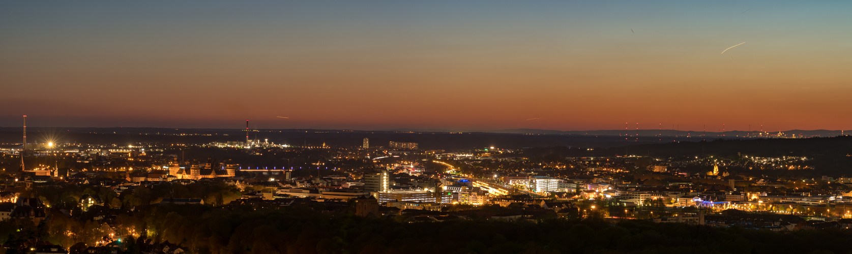 Aschaffenburg zur blauen Stunde