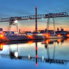 Aschaffenburger Hafen bei Nacht (HDR)