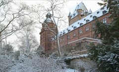 Aschaffenburger Schloss im Schnee