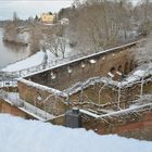 Aschaffenburger Schlosstreppe im Schnee