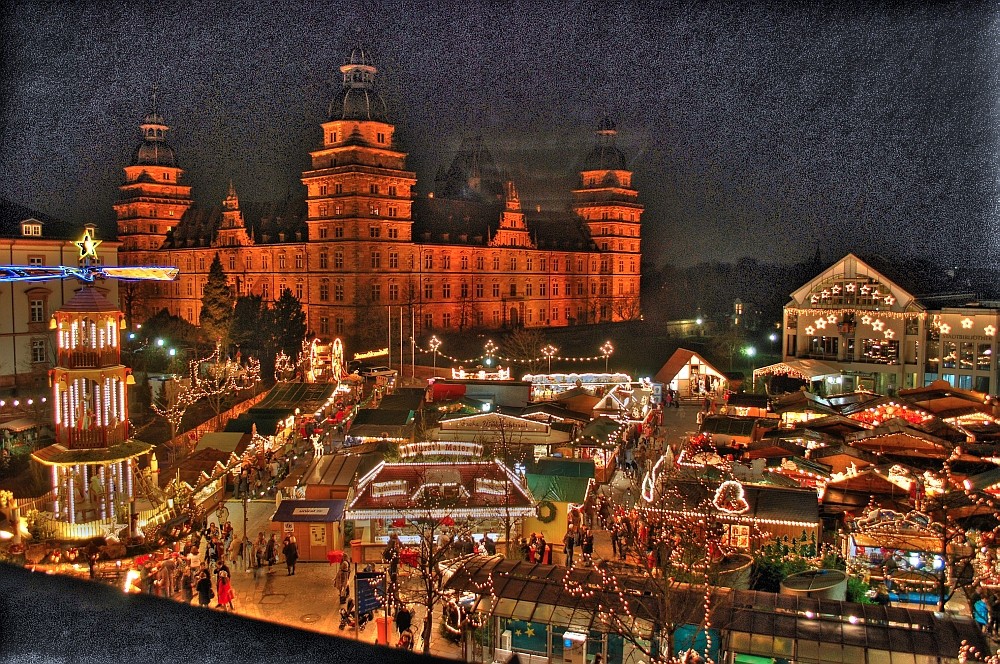 Aschaffenburger Weihnachtsmarkt Foto & Bild gratulation und feiertage