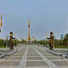 Aschgabat - Zugang zum Präsidentenpalast 