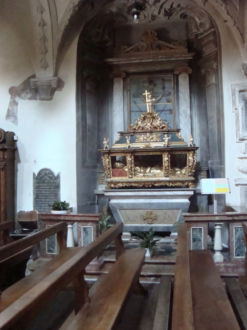 Ascona-interior of chuch of St. Paul and St. Peter