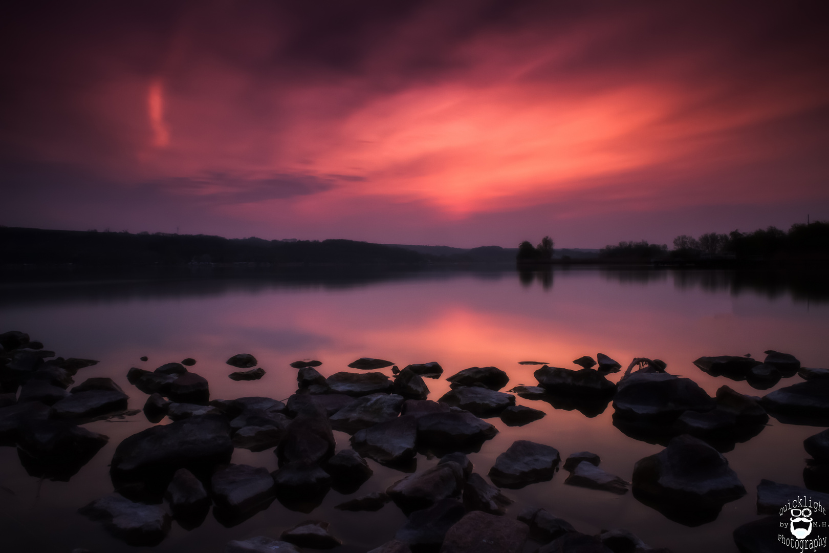 Aseleben am Süßen See bei Sonnenaufgang 