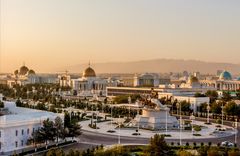 Ashgabat am Morgen