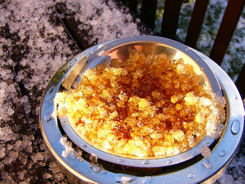 Ashtray with Hailstones