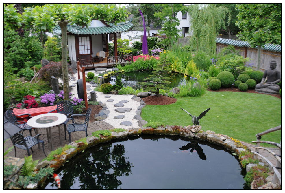 Asia Garten Flair Foto & Bild rheinhessen Bilder auf