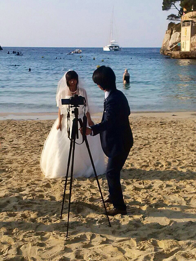 Asiatische Hochzeitfotos auf Mallorca