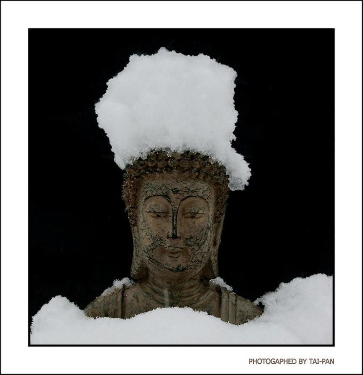 Asiatischer Schneemann