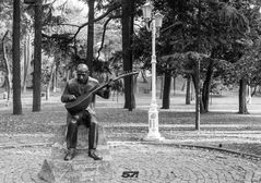 Asik Veysel Statue im Gülhane Park