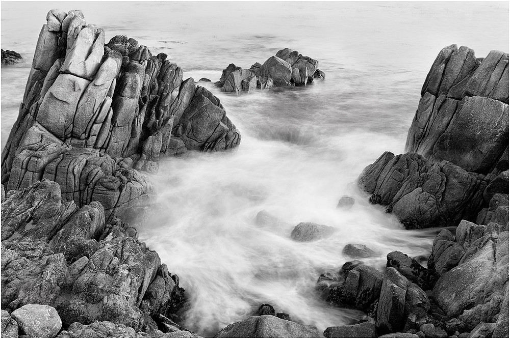 Asilomar Beach High tide