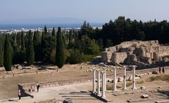 Asklepieion mit Blick zum Meer