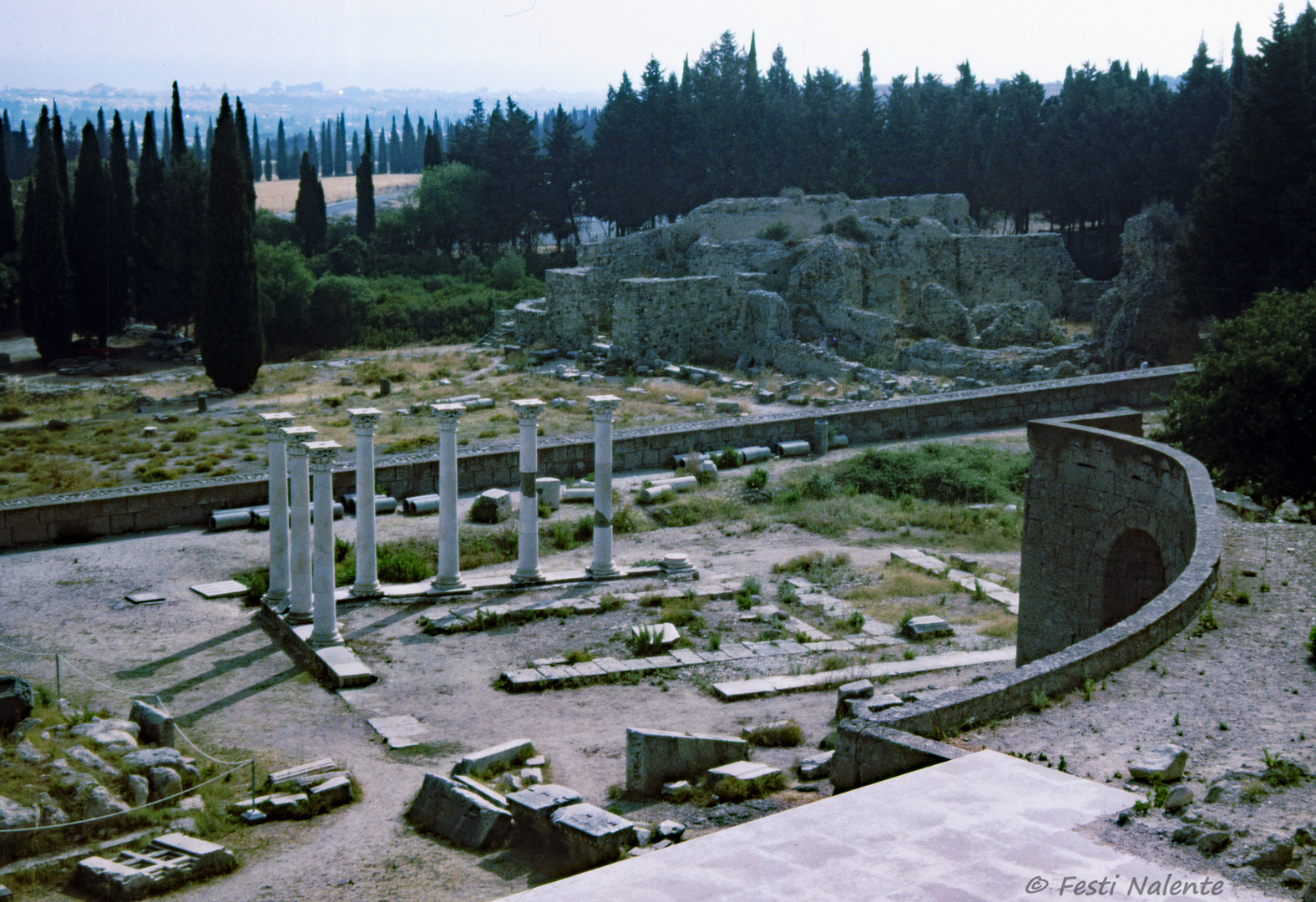 Asklepion, Blick auf den Tempel des Apollo