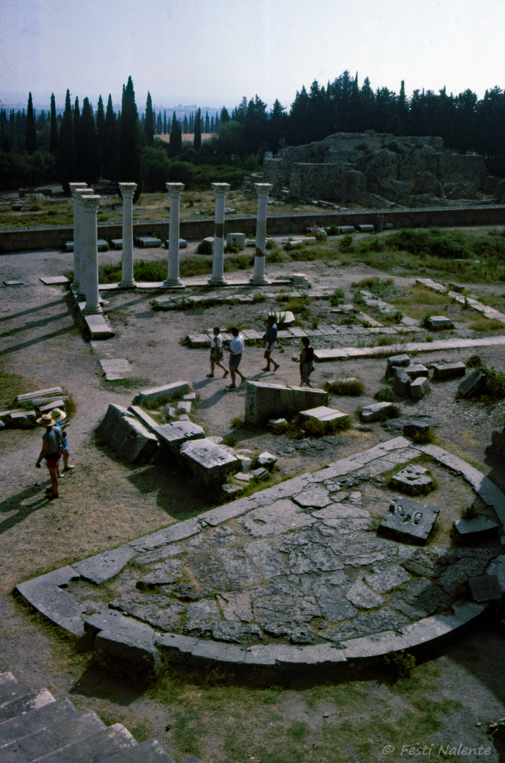 Asklepion, Blick auf den Tempel des Apollo_2