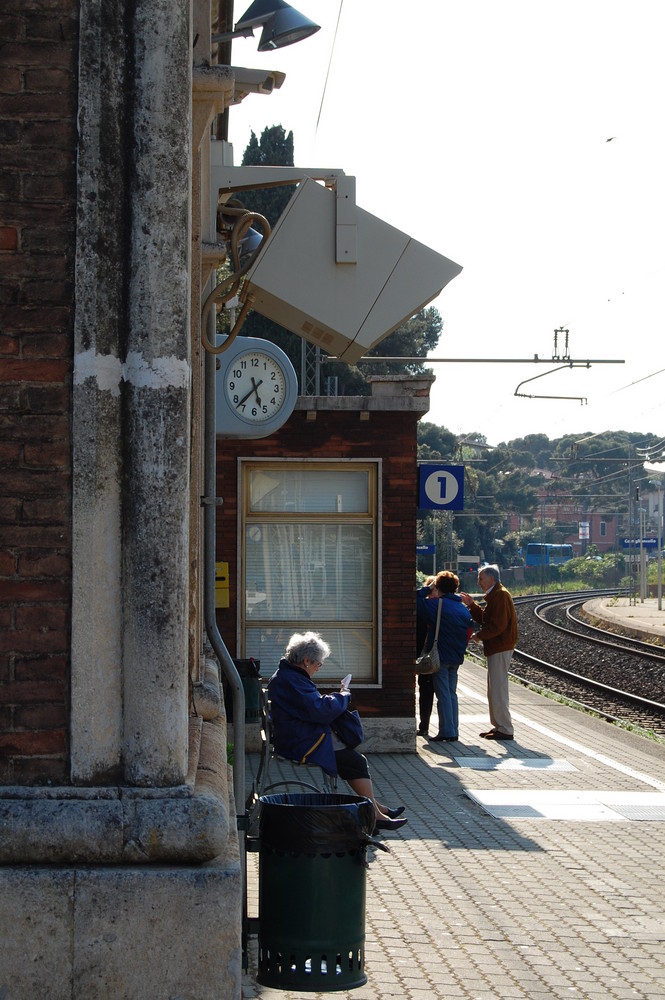 aspettando il treno