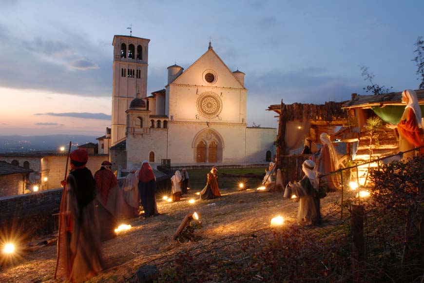 Assisi, il presepe di San Francesco Foto Immagini europe, italy, vatican city, s marino Assisi, il presepe di San Francesco Foto Immagini europe, italy, vatican city, s marino