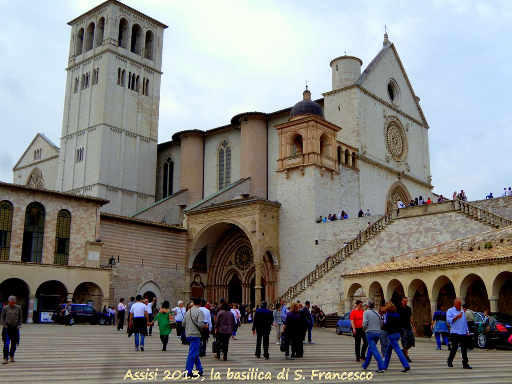 ASSISI, LA BASILICA DI SAN FRANCESCO