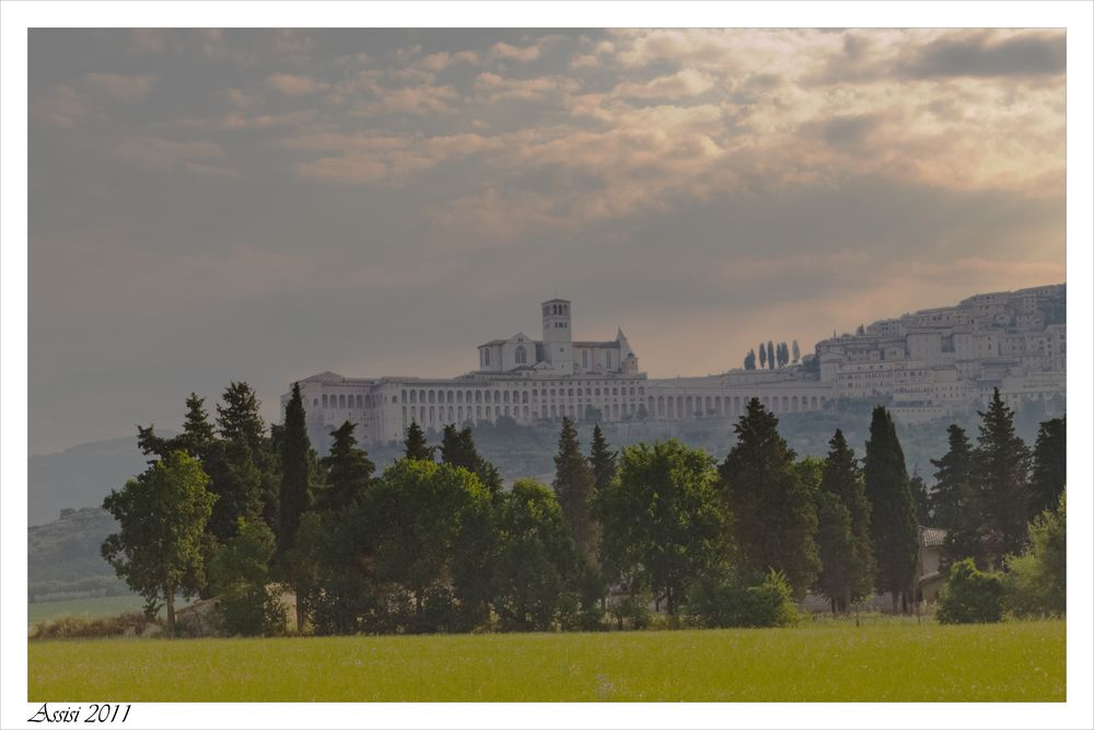 Assisi, morgens um halb acht....