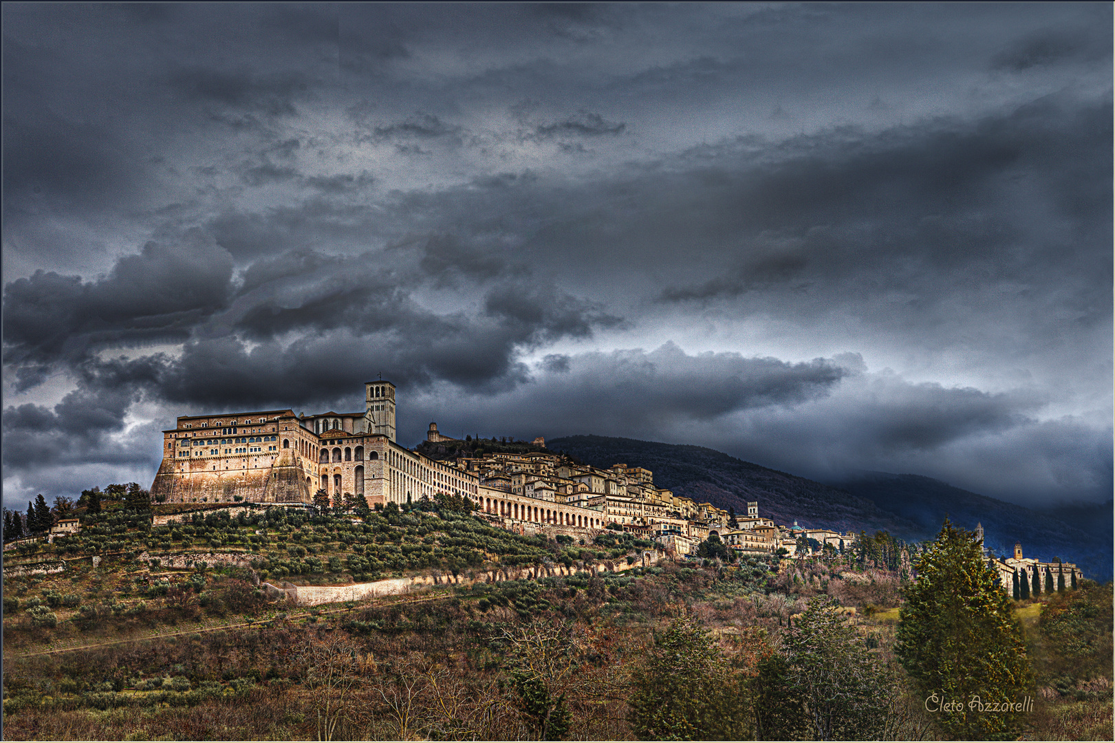 Assisi panorama a Nord
