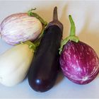 Assortiment d’aubergines