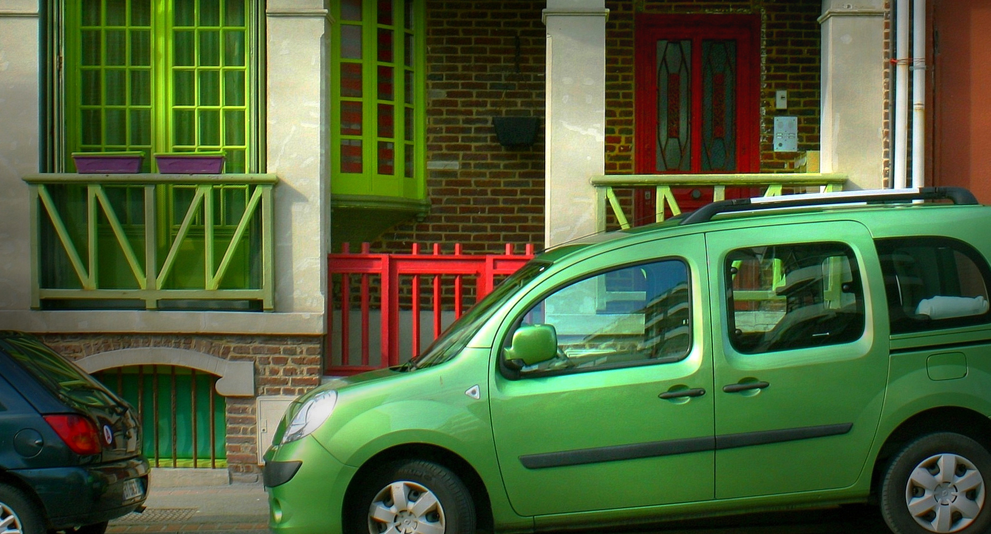 Assortir voiture et façade!