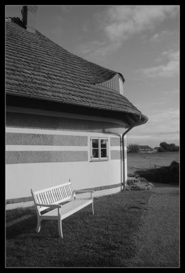 Asta Nielsen Haus , die Weiße Bank Insel Hiddensee
