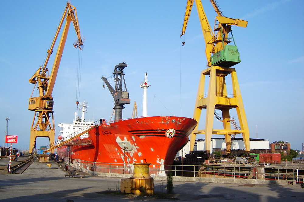 Astander shipyard's dry dock; Santander - Northern Spain