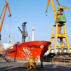 Astander shipyard's dry dock; Santander - Northern Spain