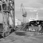 Astander's shipyard dry dock. Santander; Northern Spain.