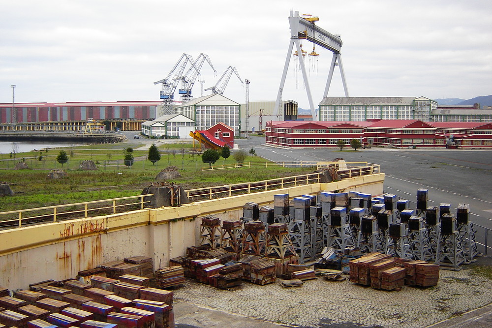 Astano shipyard; Fene - Northwestern Spain.